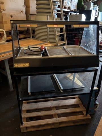1475314-1 Varmhållningsbuffé serveringsdisk - Barbecue King CHS, Rotisserieugn Grillugn - Euro Grill TG 330 E