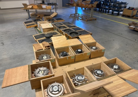 Milling tools for the wood industry - WT 45 pieces