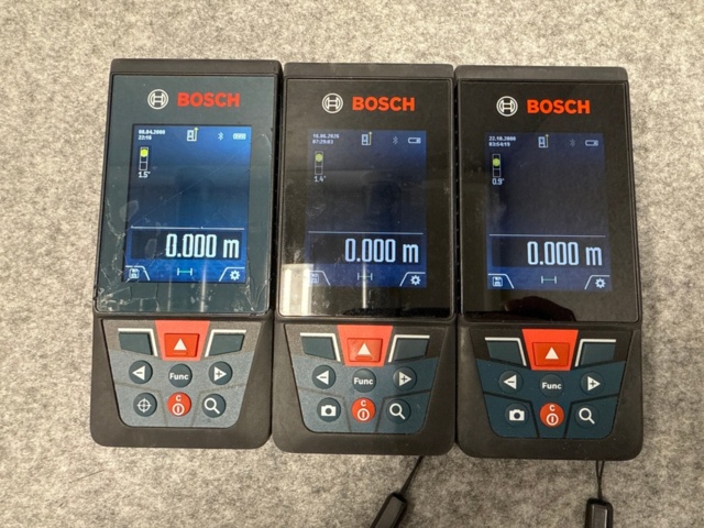 Laserdistansmätare 3 st - Bosch GLM 100-25 C / GLM 120 C
