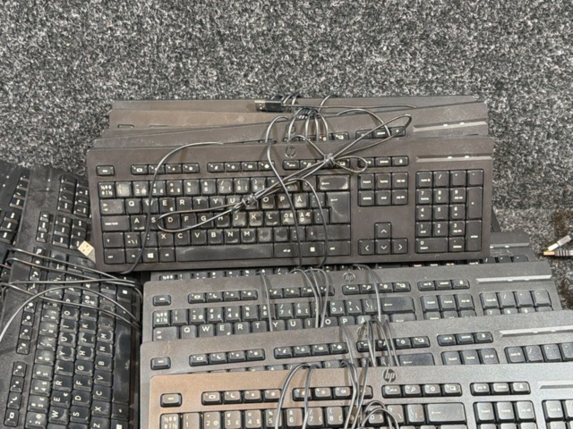 1516357-6 Samling med tangentbord och datormöss - HP, Logitech