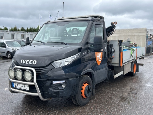 1504257-1 Kranbil Iveco Daily 70-180H Chassi Cab 3.0 JTD Manuell, 180hk, 2018