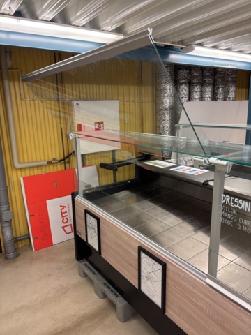 1541759-7 Refrigerated display counter, Zoin Banco Porthos 300 Ventilato