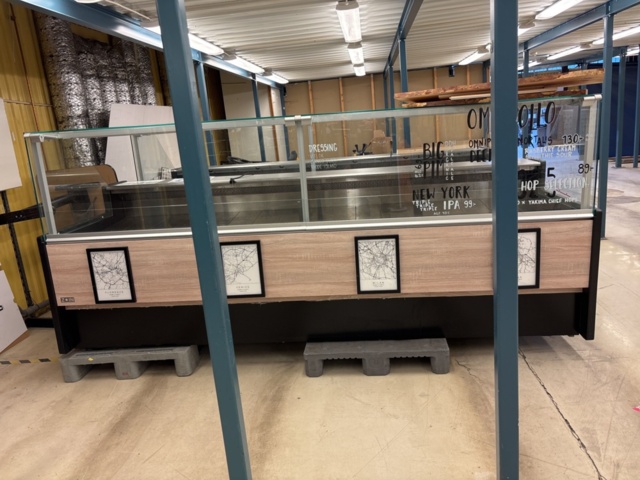 1541759-5 Refrigerated display counter, Zoin Banco Porthos 300 Ventilato