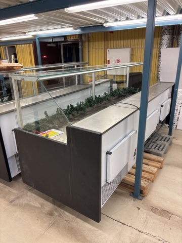 1541760-3 Refrigerated display counter, Zoin Banco Porthos 300 Ventilato