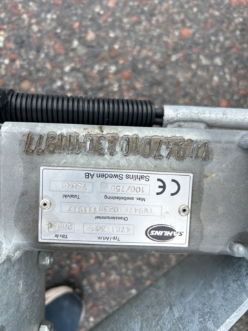 1504258-28 Kabelvagn, Trumvagn Sahlins PBK 4701 -2023