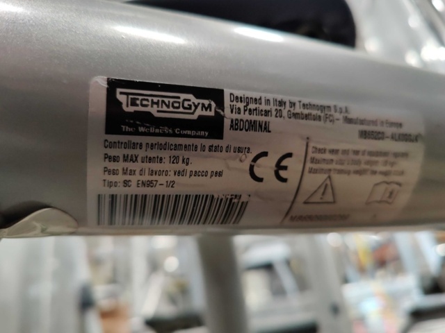 1542965-12 Magmaskin, TecnoGym Abdominal