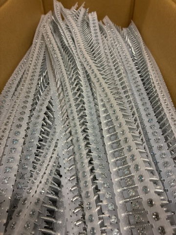 1543101-4 Approx. 10,000 pcs Banded hard gypsum screw 3.9x25 FZB, VSB