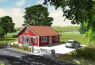 1543238 Stomme till en och en halvplansvilla ca 100+60kvm passivhusstandard