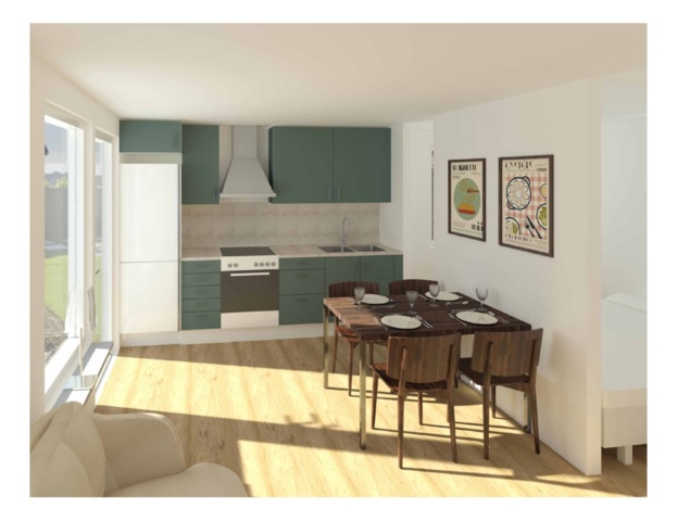 1543240-3 Frame for a detached house of approximately 30 square meters