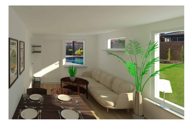 1543240-4 Frame for a detached house of approximately 30 square meters
