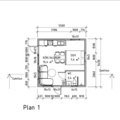 1543240-5 Frame for a detached house of approximately 30 square meters