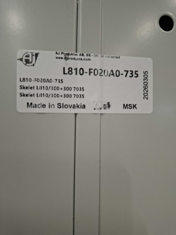 1543260-7 Klädskåp CLASSIC COMBO 1900x600x550 mm