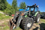 1529861 Traktor med frontlastare - Deutz-Fahr Agrofarm 110 med Quicke Q960
