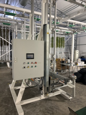 1504264-1 Planting robot for double cultivation tubes with control system