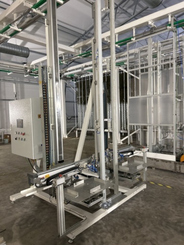 1504264-2 Planting robot for double cultivation tubes with control system