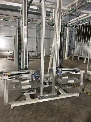 1504264-3 Planting robot for double cultivation tubes with control system