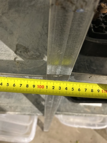 1504268-14 Plåthyllor 5 sektioner för sticklingsodling med LED-belysning