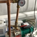 1504284-14 Fjärrvärmeanläggning med ventilations- och filtersystem för odlingstält