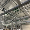 1504284-22 Fjärrvärmeanläggning med ventilations- och filtersystem för odlingstält