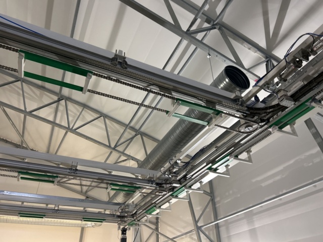 1504284-23 Fjärrvärmeanläggning med ventilations- och filtersystem för odlingstält