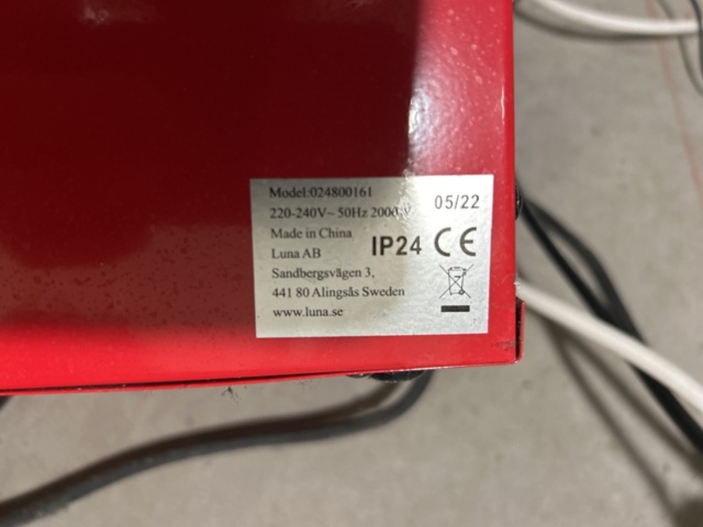 1504288-4 Värmefläktar 2 st - Luna 024800161