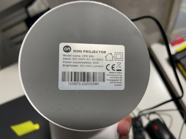 1504289-6 Miniprojektor - ON CPR 300