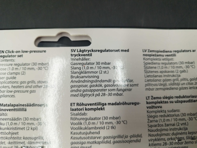 1537179-6 Regulatorset, 6 st - Mustang, lågtryck