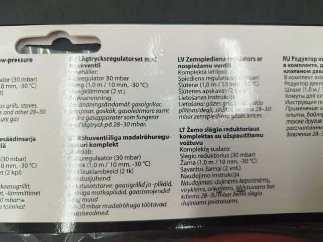 1537180-4 Regulatorset, 6 st - Mustang, lågtryck