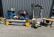 1535522 Saw table, planer and various tools - DeWalt, Ferm, Kärcher, etc.