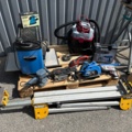 1535522-3 Saw table, planer and various tools - DeWalt, Ferm, Kärcher, etc.