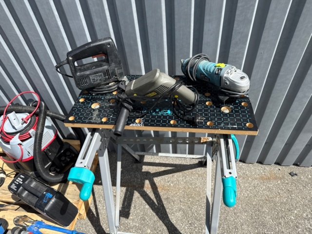 1535522-5 Saw table, planer and various tools - DeWalt, Ferm, Kärcher, etc.