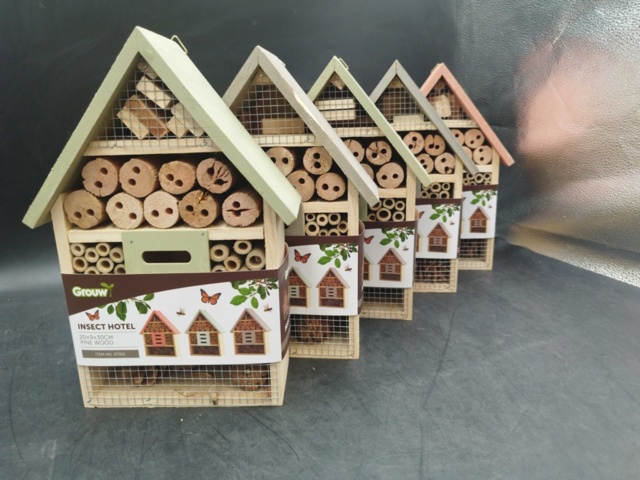 1537183-1 Insektshotell, 5 st - Grouw, 30 x 20 cm