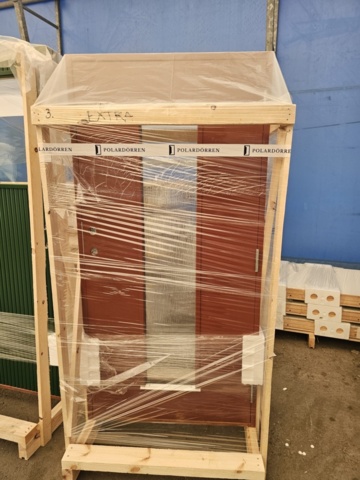 1543315-2 Front door right-hung, Polardörren Square one 10x20
