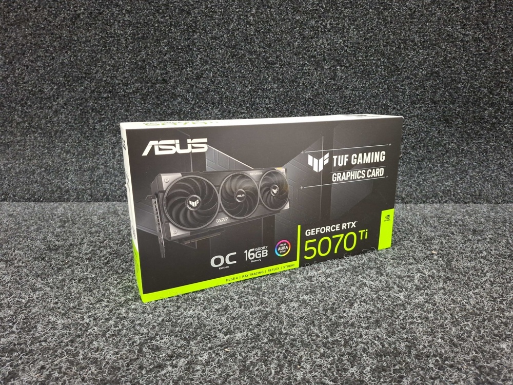 1527219-2 Grafikkort ASUS TUF Gaming GeForce RTX 5070 Ti OC - Defekt
