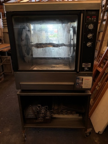 1475314-11 Varmhållningsbuffé serveringsdisk - Barbecue King CHS, Rotisserieugn Grillugn - Euro Grill TG 330 E