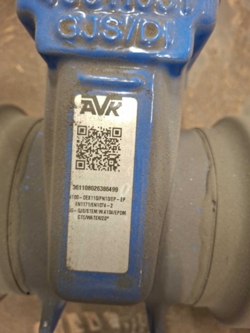 1543450-8 3 st Slussventiler AVK PE-110 & PE-160