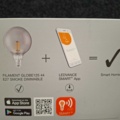 1543458-3 8 pcs LED Lamps LEDVANCE Filament Globe125 44