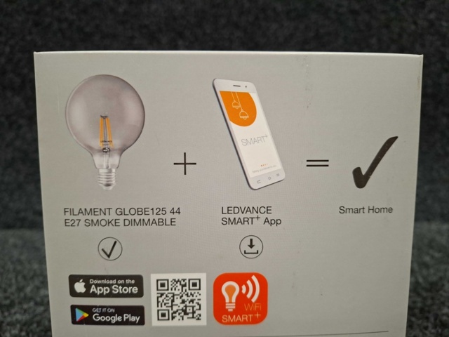 1543458-3 8 pcs LED Lamps LEDVANCE Filament Globe125 44