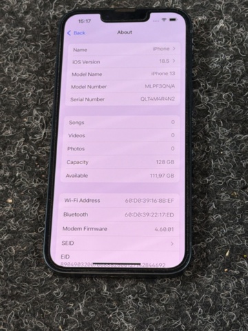 1516387-4 Mobiltelefon - Apple iPhone 13