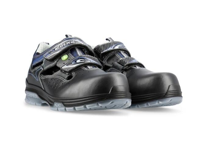 Skyddssandaler, 2 par - Cofra, Jungle Black S1P SRC, stl 40