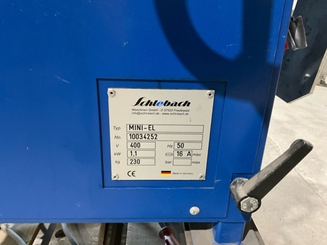 1543719-7 Sheet metal working machine - Schlebach Mini-Prof MINI-EL