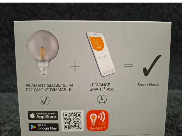 1543460-3 6 pcs LED Lamps LEDVANCE Filament Globe125 44