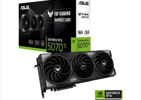 Grafikkort ASUS TUF Gaming GeForce RTX 5070 Ti OC - Defekt