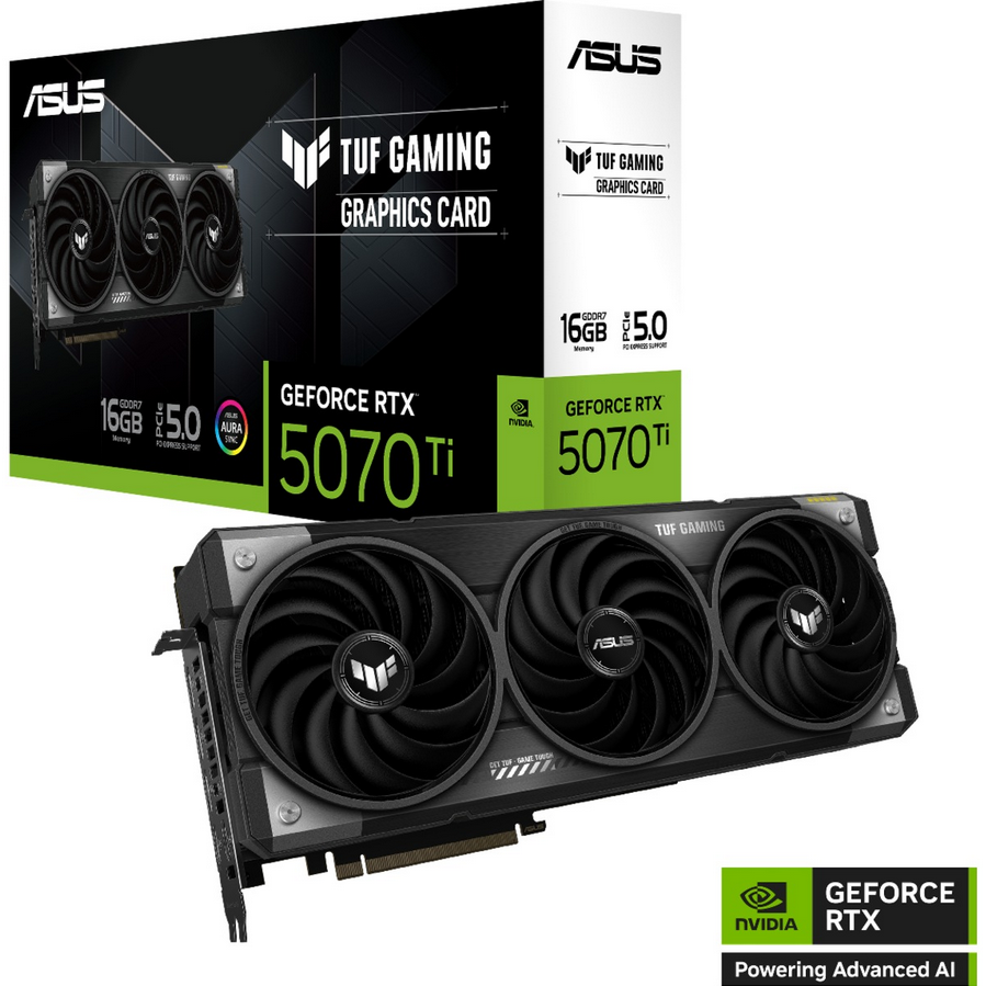 1527219-1 Grafikkort ASUS TUF Gaming GeForce RTX 5070 Ti OC - Defekt