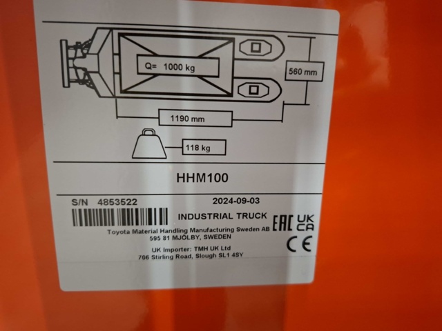 1543831-3 Scissor lift truck Gigant HHM 100