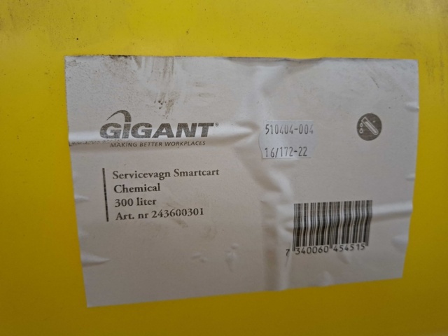 1543848-7 Servicevagn Gigant Smartcart Chemical 300L