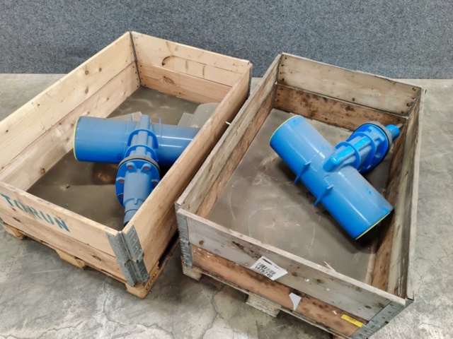1476740-1 2 pcs Wedge gate valves Hawle 4200, Smooth end 200 P