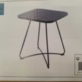 1537198-3 Cafébord - Outfit, 58 x 58 x 70, svart