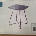 1537199-3 Cafébord - Outfit, 58 x 58 x 70, svart