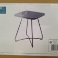 1537200-3 Cafébord - Outfit, 58 x 58 x 70, svart